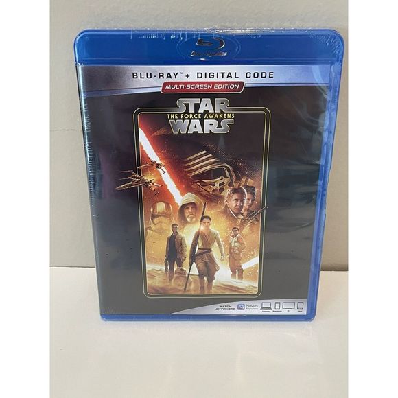 Star Wars The Force Awakens Blu-Ray‎ + Digital Code - Picture 1 of 4